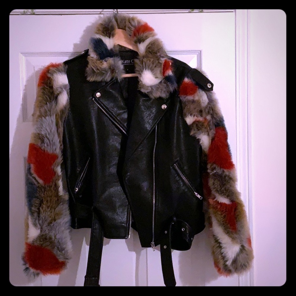 A funky pleather jacket - from a cool boutique